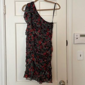 Veronica Beard mini dress, one shoulder, size 2, excellent condition